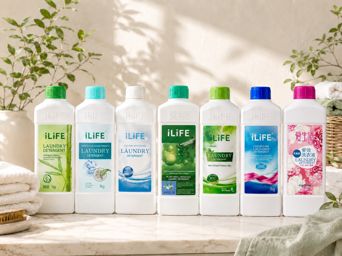 Линейка средств для стирки iLIFE Greenleaf